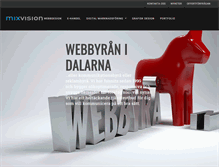 Tablet Screenshot of mixvision.com
